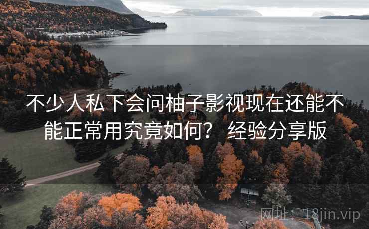 不少人私下会问柚子影视现在还能不能正常用究竟如何？ 经验分享版