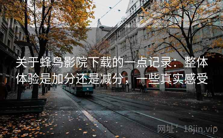关于蜂鸟影院下载的一点记录:整体体验是加分还是减分,一些真实感受